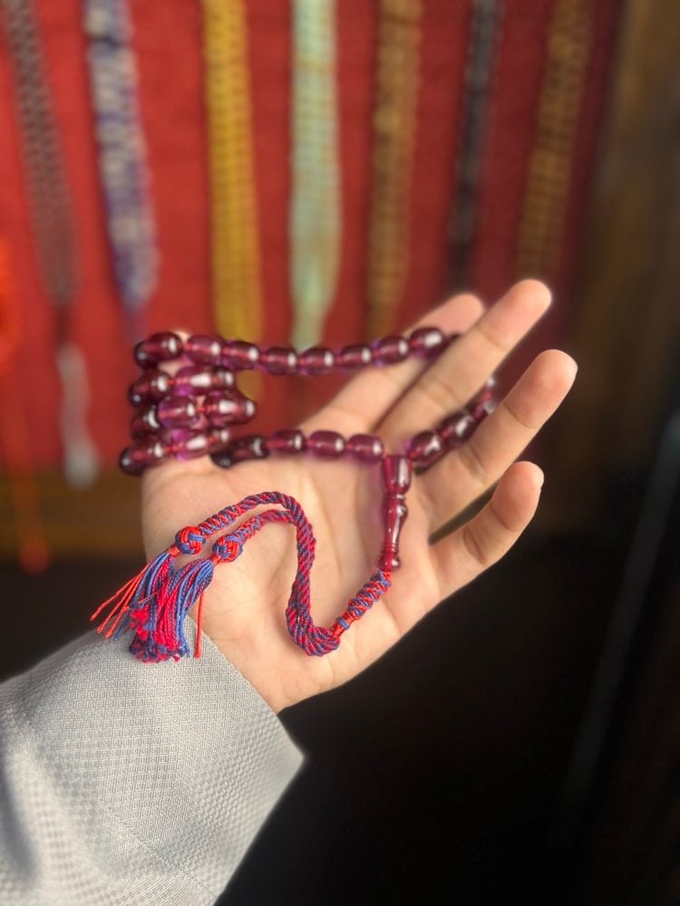 مسباح زعفراني بنفسجي بيضاوي فواح