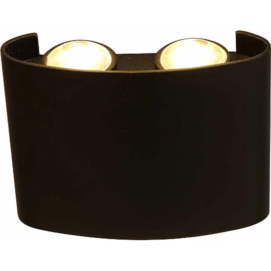 Wall lighting and gate flashlight yellow approved made of treated plastic