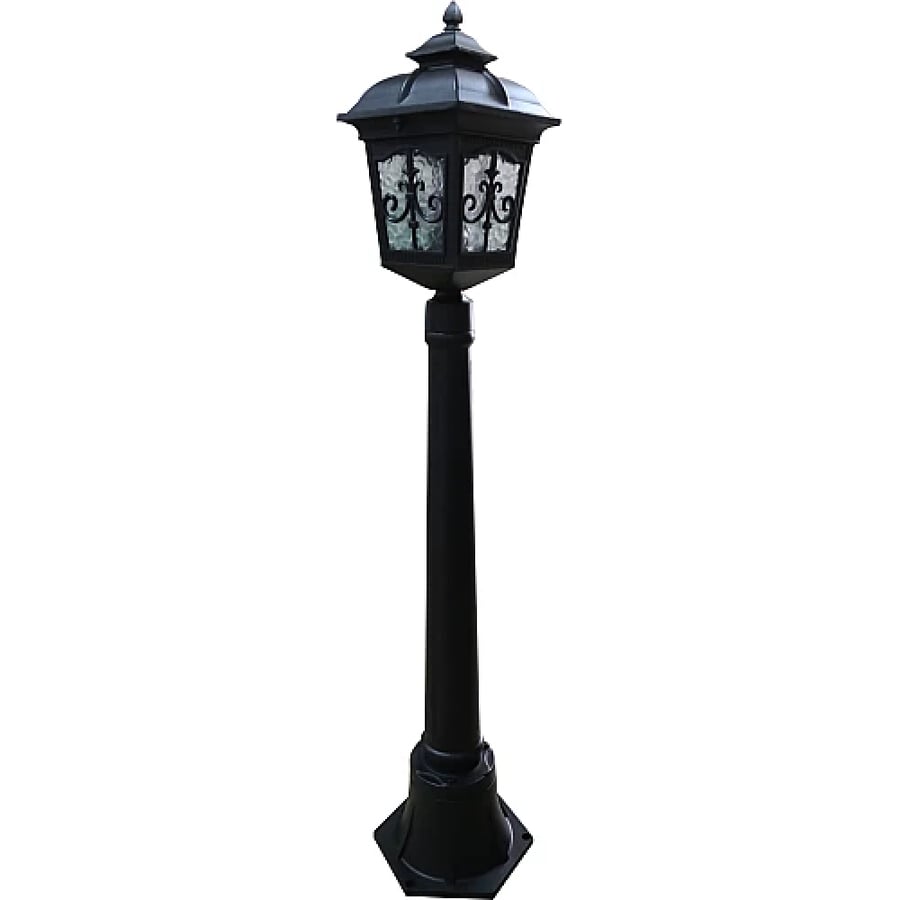 Small black garden lantern, 1 meter