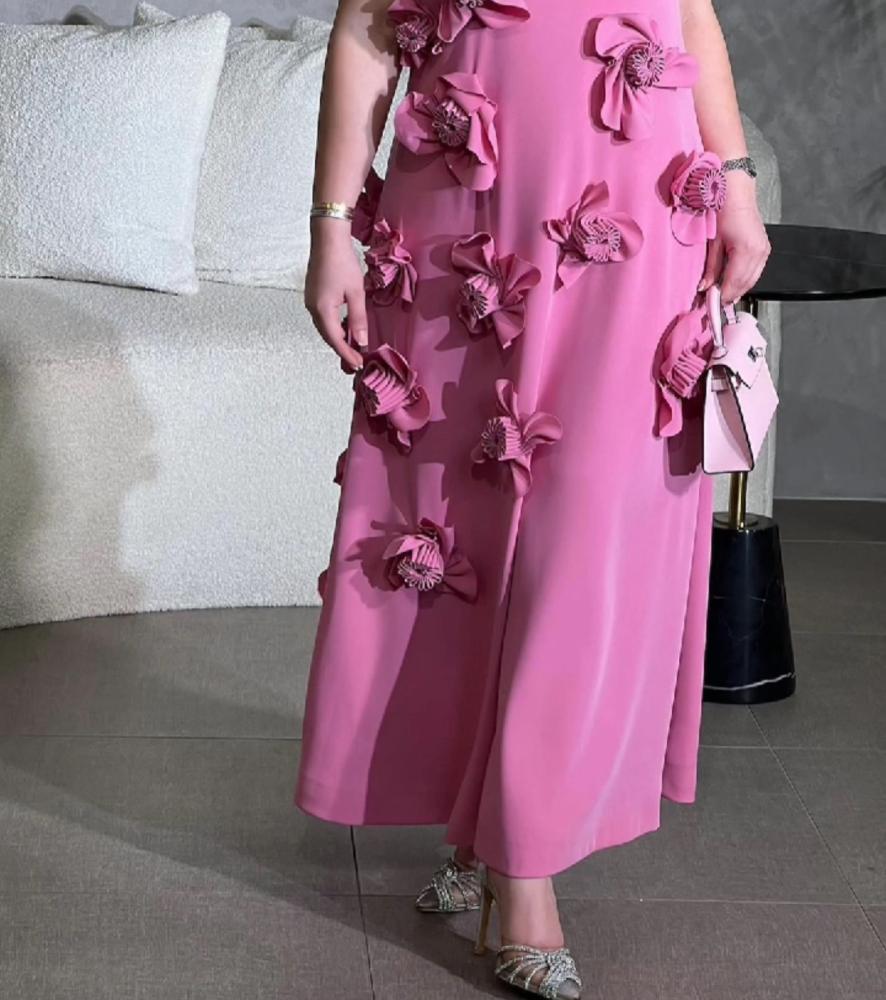 Pink flower dress