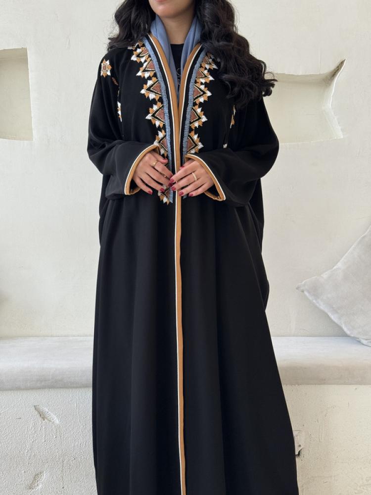 Balqis crepe half bed hand-painted 3