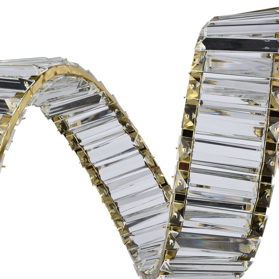 Golden Crystal Chandelier