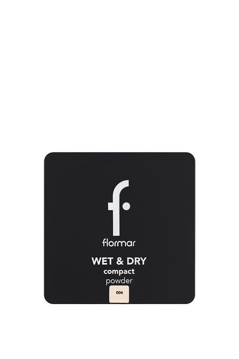 Flormar creamy pressed powder, moist and dry, with a semi-matte finish 004