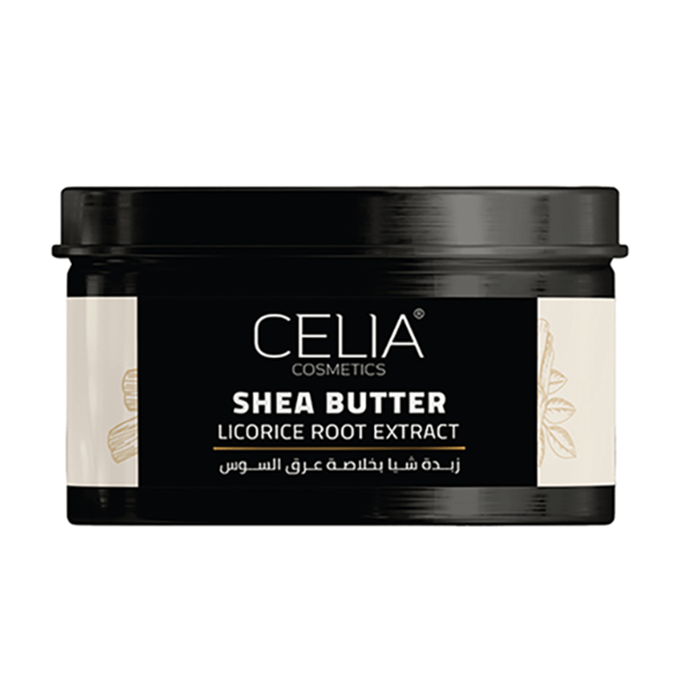 Shea butter with licorice extract for face and body from Celia - 300 grams