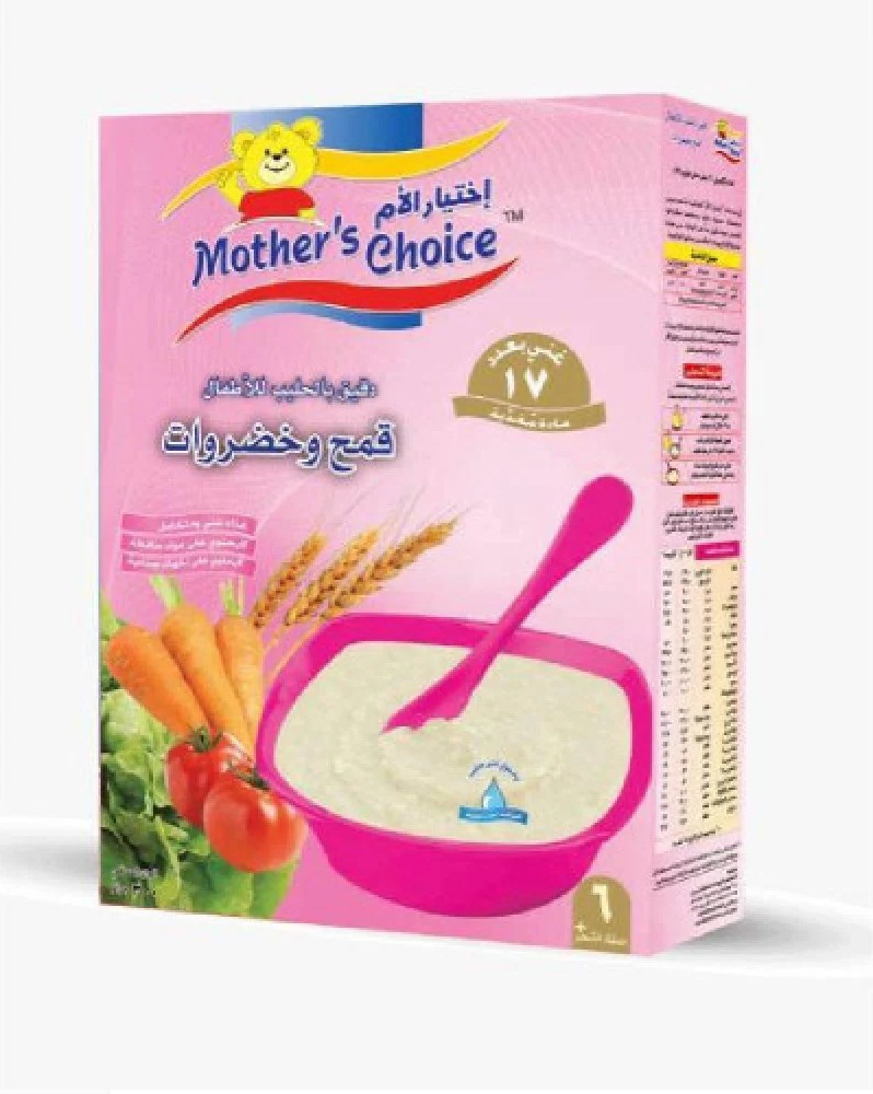 مذرز تشويس بالحليب دقيق بالقمح والخضروات للاطفال 300 جم