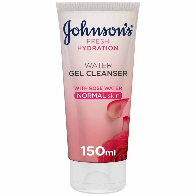 Johnson's FRESH Moisturizing Gel Moisturizer Facial Cleanser – for Normal Skin, 150 ml