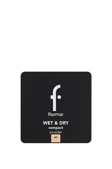 Flormar creamy pressed powder, moist and dry, with a semi-matte finish 007
