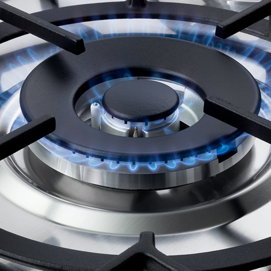Built-in Italian gas hob Alba, 75 cm - Model ASELIOEN75-545