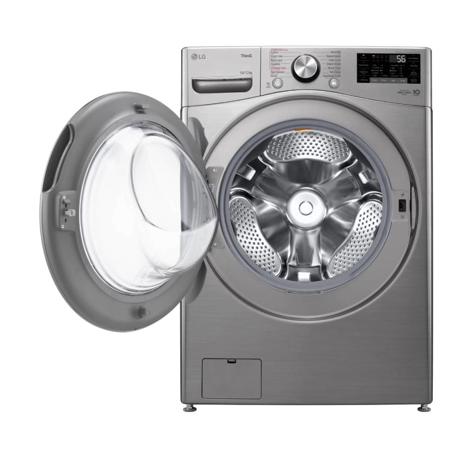 LG washing machine, front, 19 kg, dryer 12 kg - model WS1912XMT