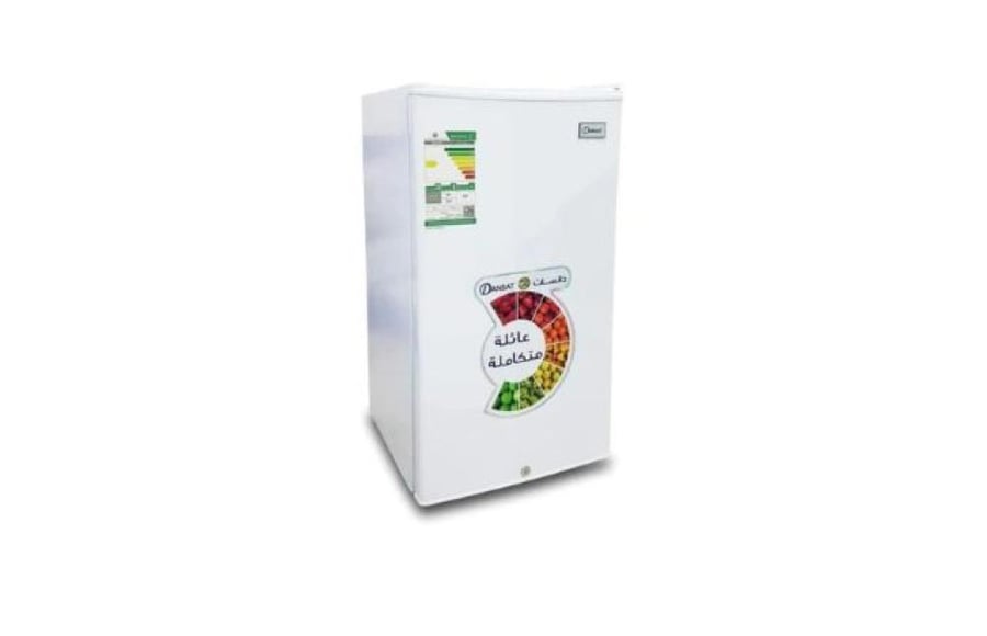 Dansat single door refrigerator, 2.9 feet, 83 liters, white - DNFS140R