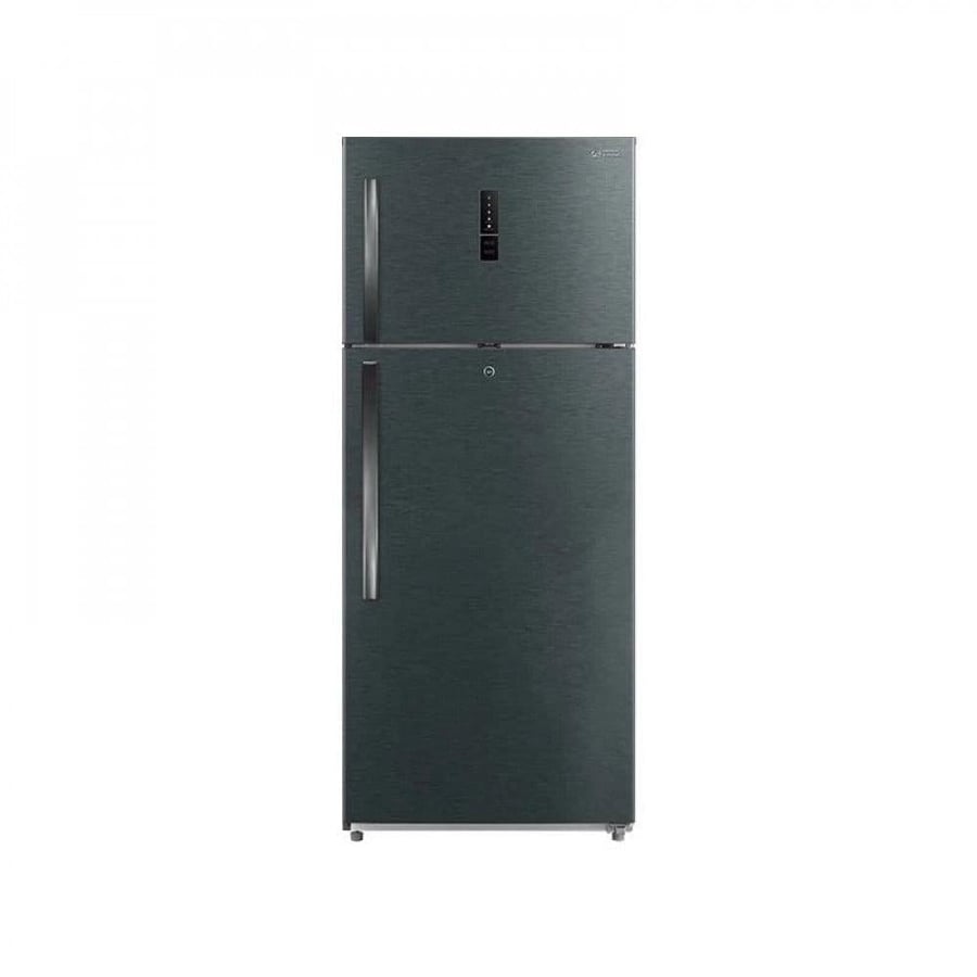 General Supreme double door refrigerator with upper freezer 18.9 cubic feet 535 liters stainless steel GS90SSI