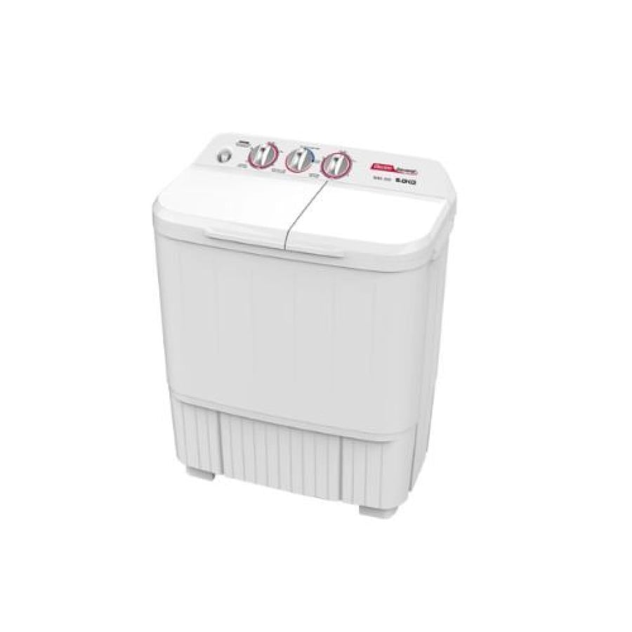 Electro General washing machine with two tubs – 14 kg washing | 8 kg spinning | white