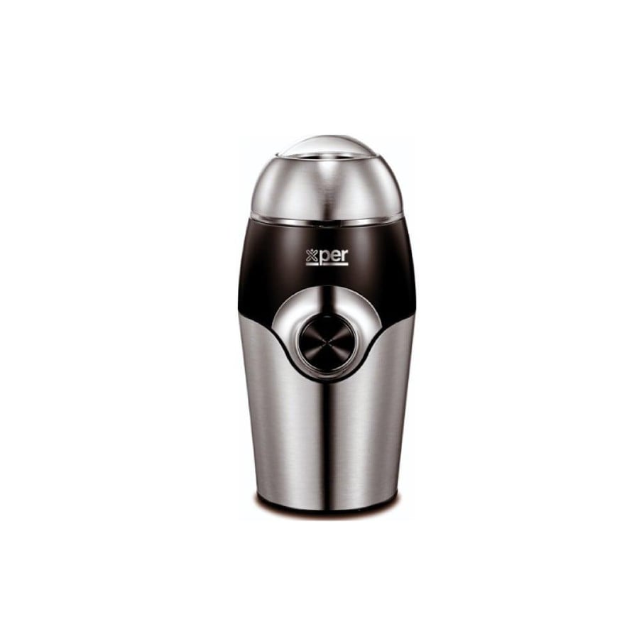 Xper grinder with 150-watt power, 50-gram capacity, steel - Model XPCG-400SL