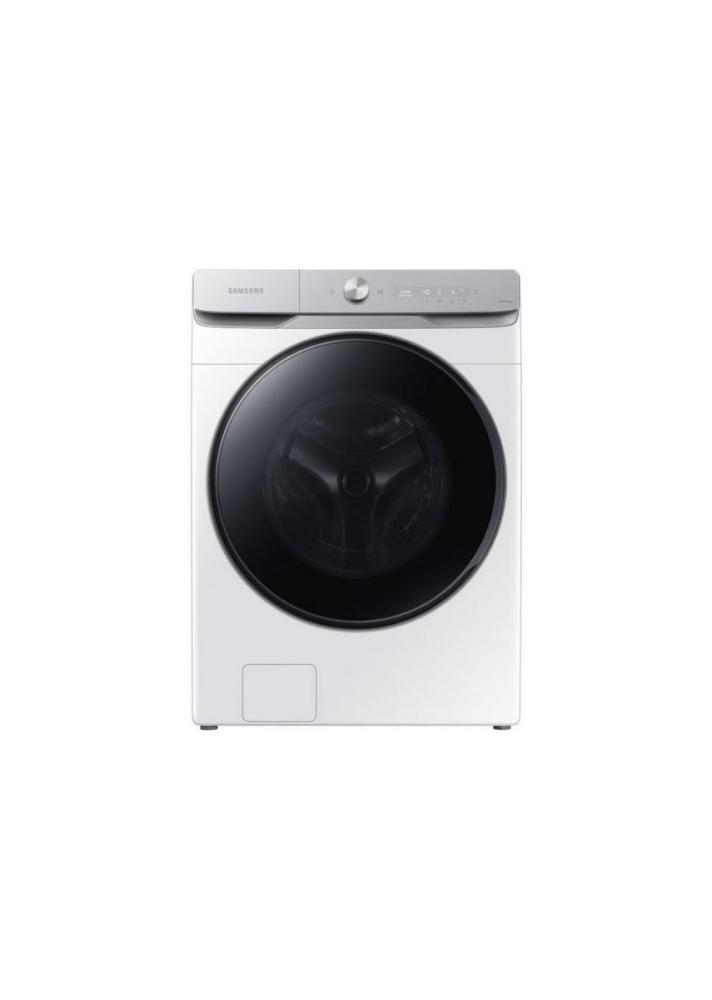Samsung automatic washing machine front load 16 kg, 22 programs, white - WD16T6300GW/YL