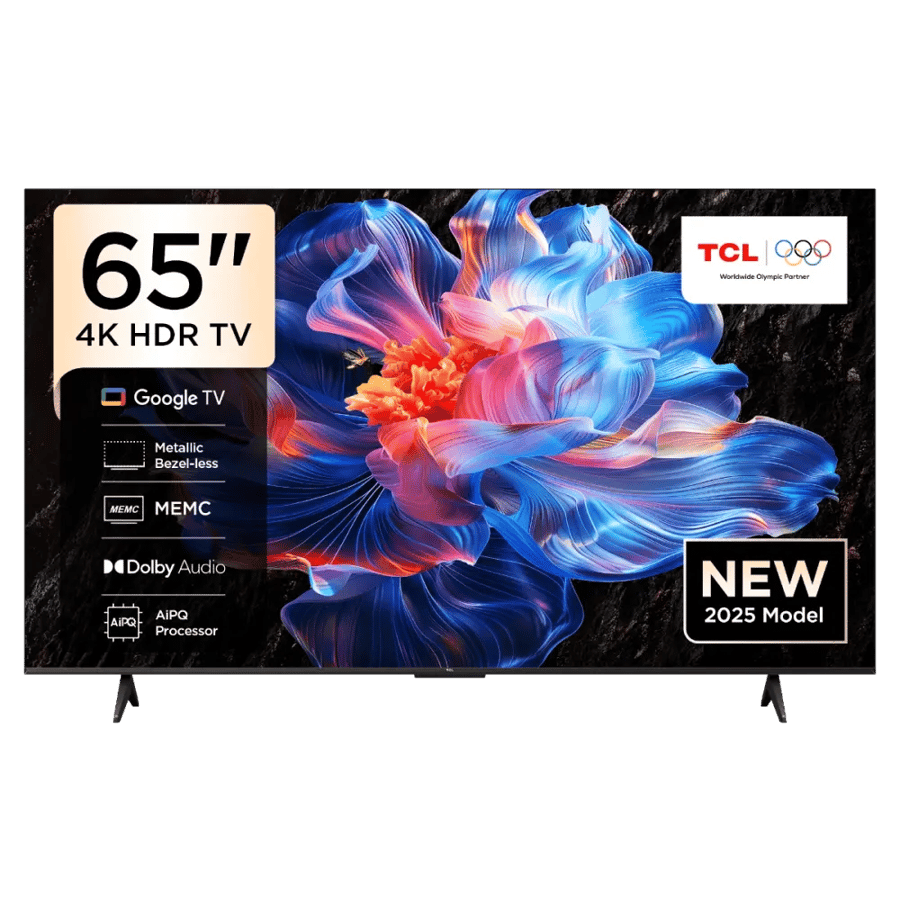 شاشة TCLسمارت 65 بوصة UHD 4k Google TV - 65P6K