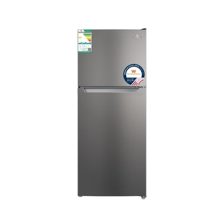 White Westinghouse two-door refrigerator, 10.5 feet, 297 liters, with evaporation system, steel - Model WW297TMR-MC(FS)