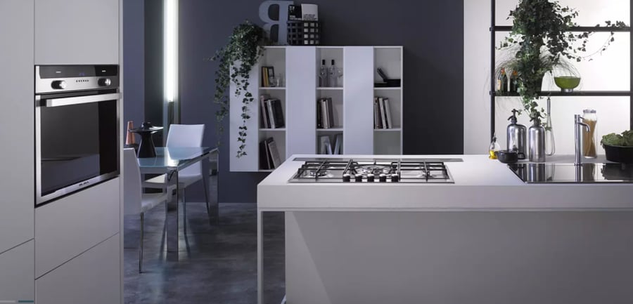 Built-in Italian gas hob Alba, 75 cm - Model ASELIOEN75-545