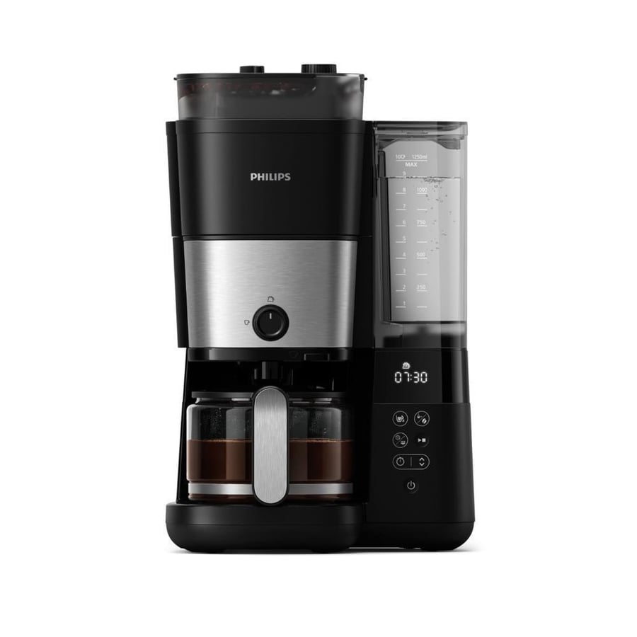 Philips coffee preparation machine with built-in coffee grinder, 1.25 liter capacity - Model HD7900/50