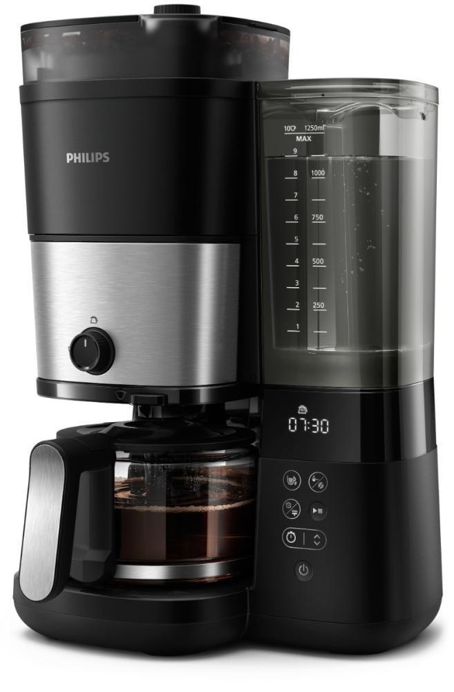 Philips coffee preparation machine with built-in coffee grinder, 1.25 liter capacity - Model HD7900/50