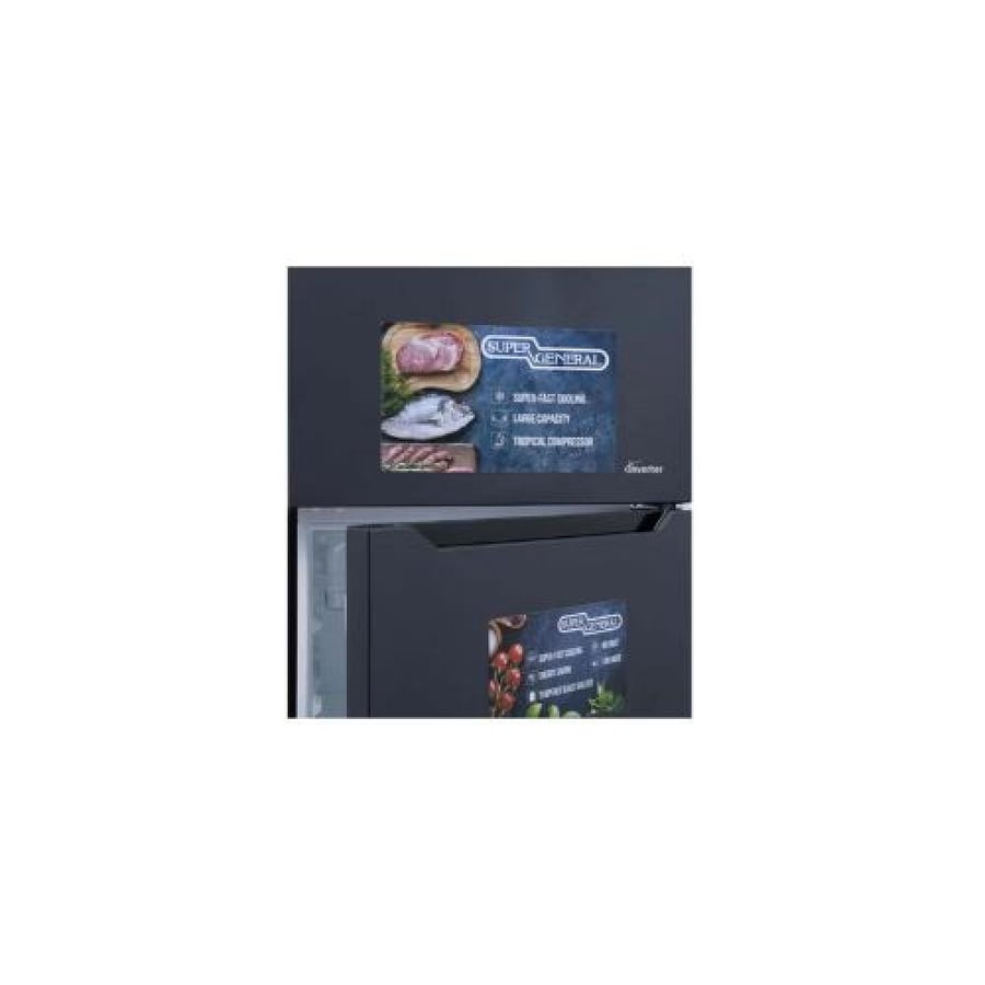 Refrigerator capacity 413 liters and 14.6 cubic feet, energy-saving noiseless defrost compressor, child lock, maximum capacity