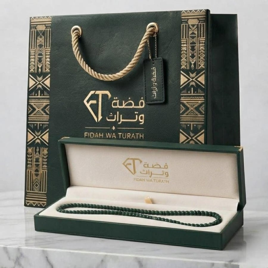 سبحة فاتوران، تمليكة، خراطة يدوية.