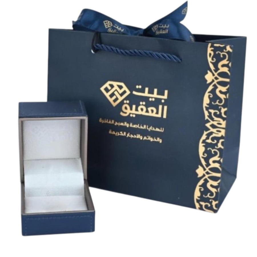 خاتم  الجمشت الافريقي بصياغة فاخرة