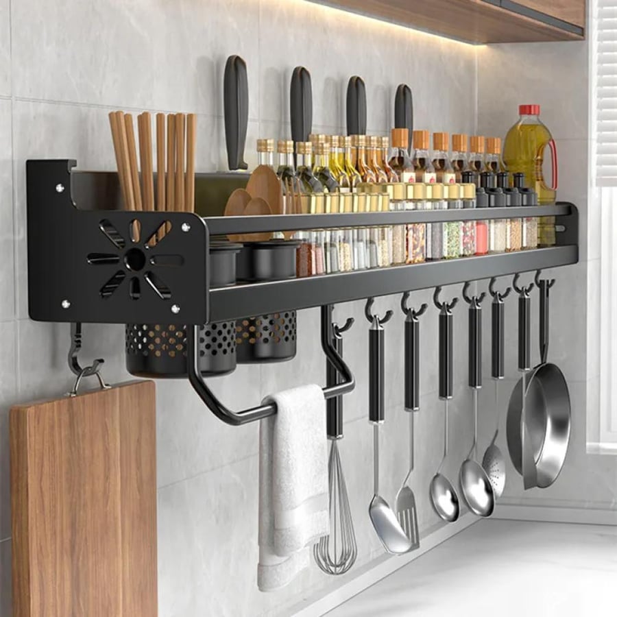 Kitchen organizer rack