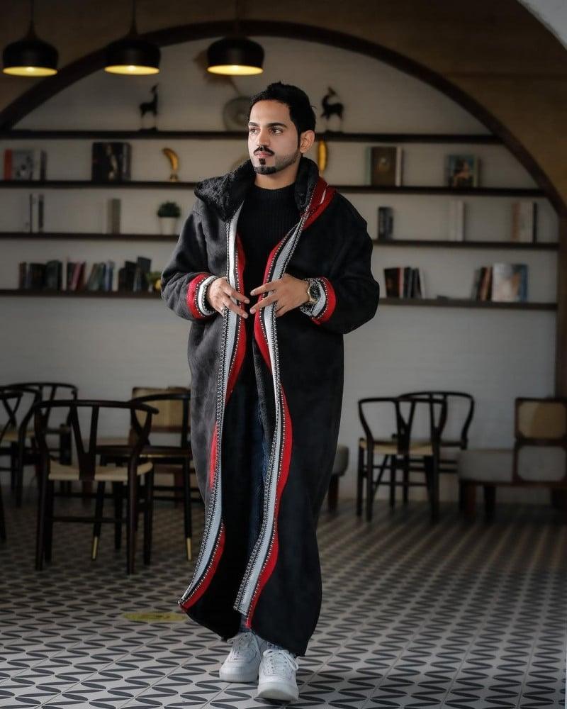 فروه شتويه بنقشة السدو
