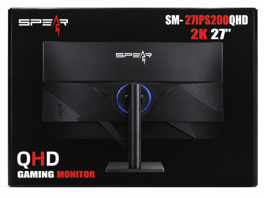 شاشة ألعاب SPEAR مقاس 27 بوصة QHD 200Hz
