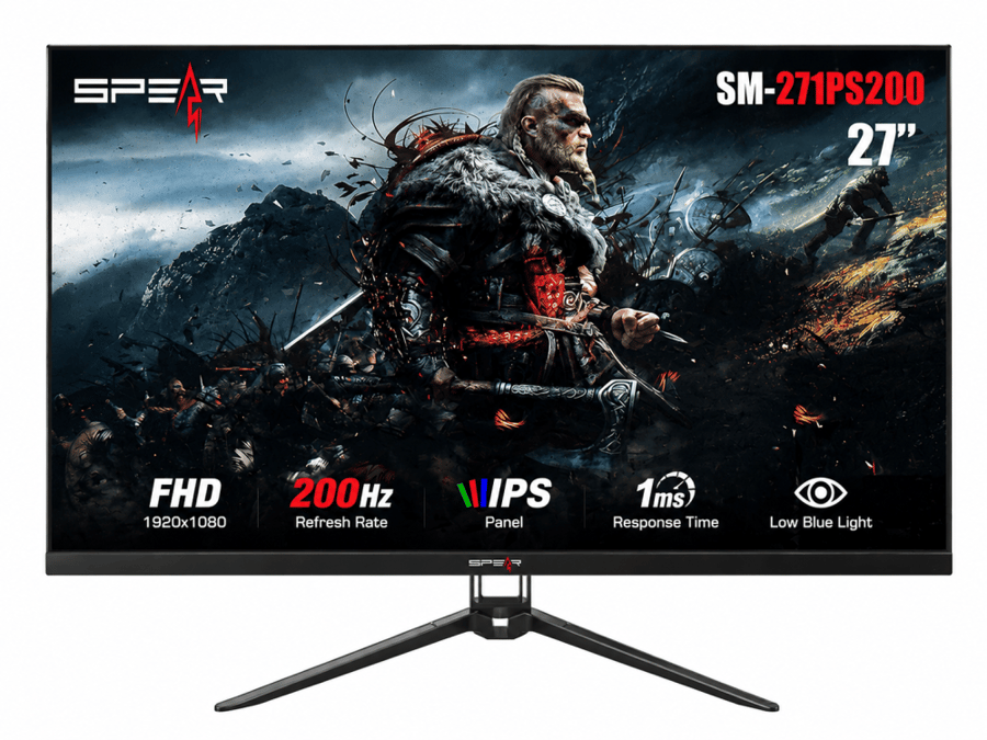 شاشة ألعاب SPEAR مقاس 27 بوصة FHD 200Hz