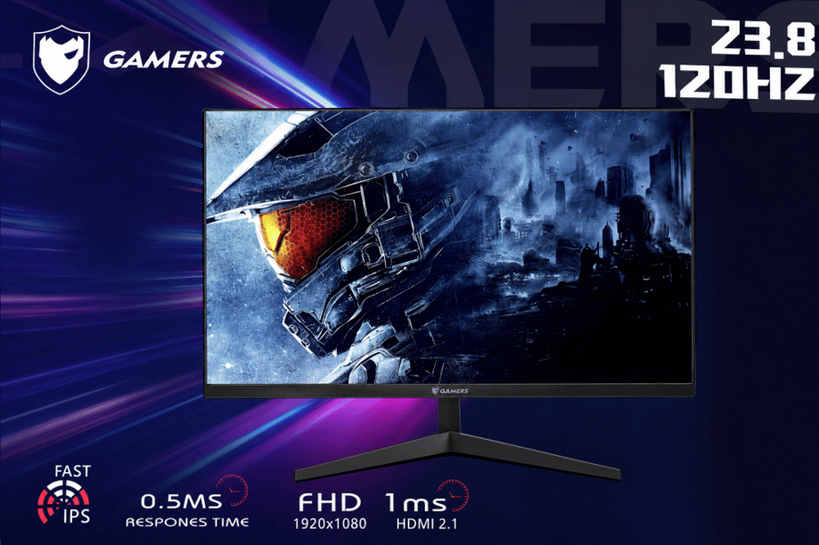 شاشة قيمنق GAMERS مقاس 23.8 بوصة FHD 120Hz