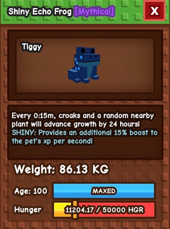 Shiny Echo Frog