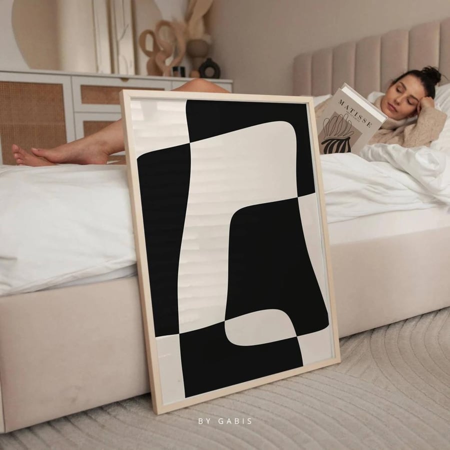 لوحة جدارية فن تجريدي  ثلاثي الابعاد طولي