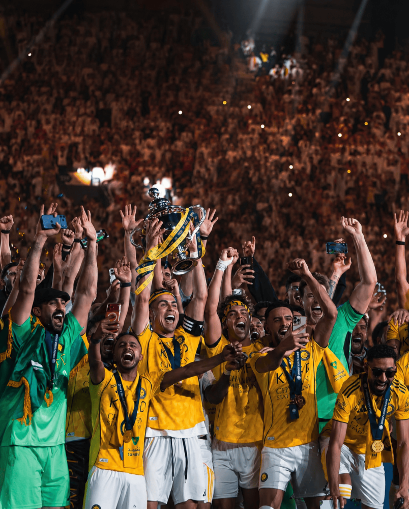 لوحة كانفس جدارية كأس النصر  كرستيانو روونالدو