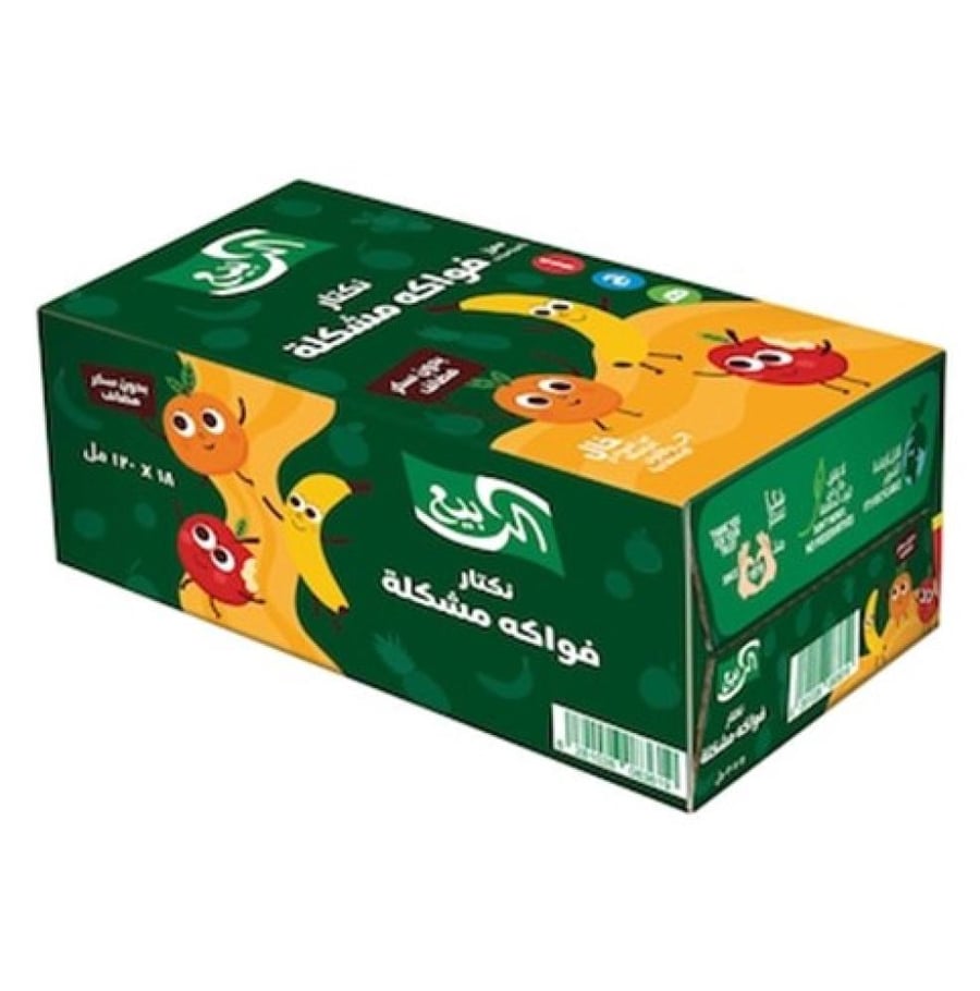 عصير الربيع فواكه مشكلة 18*120مل