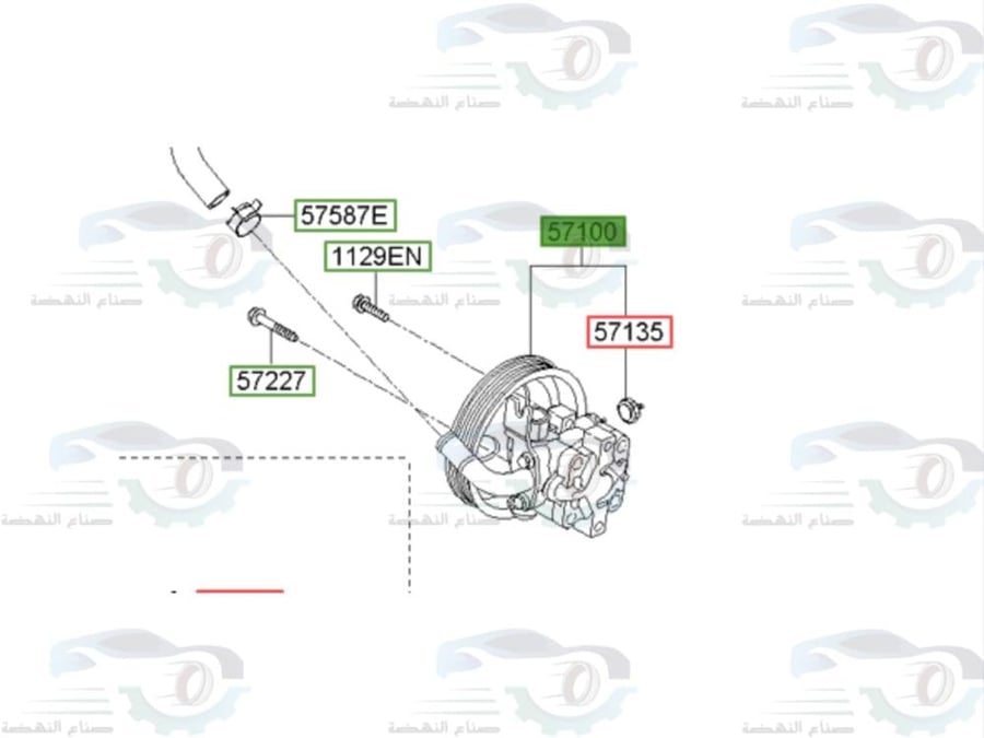 علبة دركسون فوق اوبتيما + كارنز بديل | 571002G000