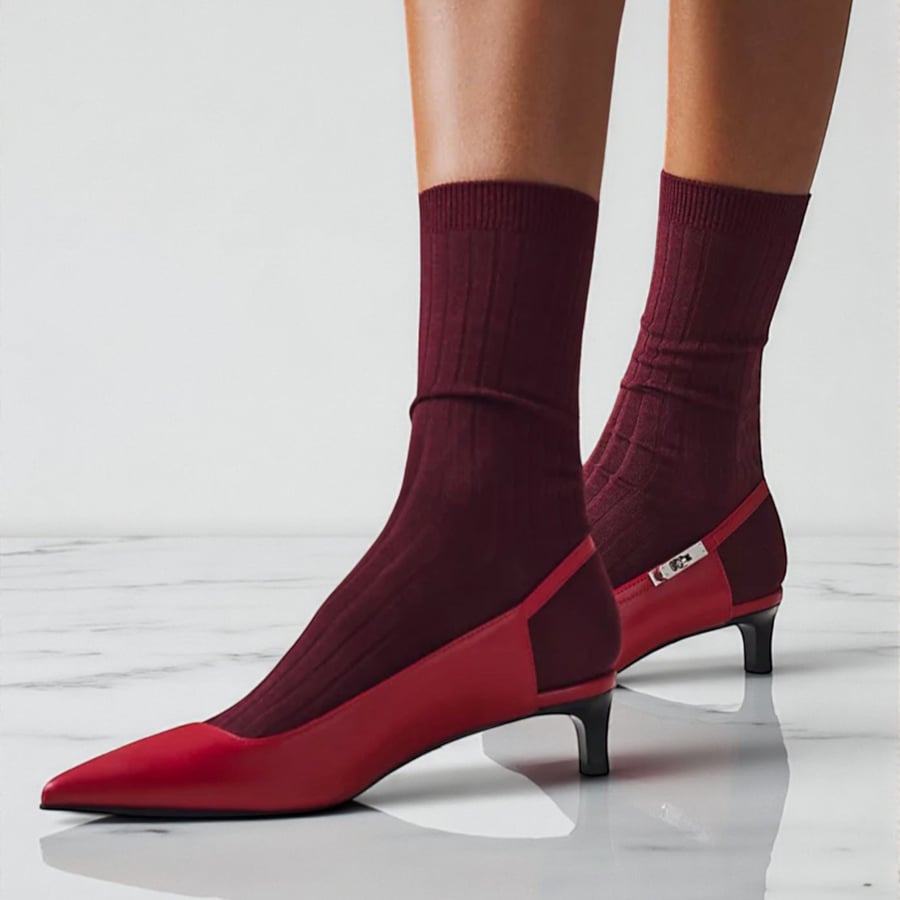 Hermès Lover 40 Pump Slingback in Raspberry Pink Leather