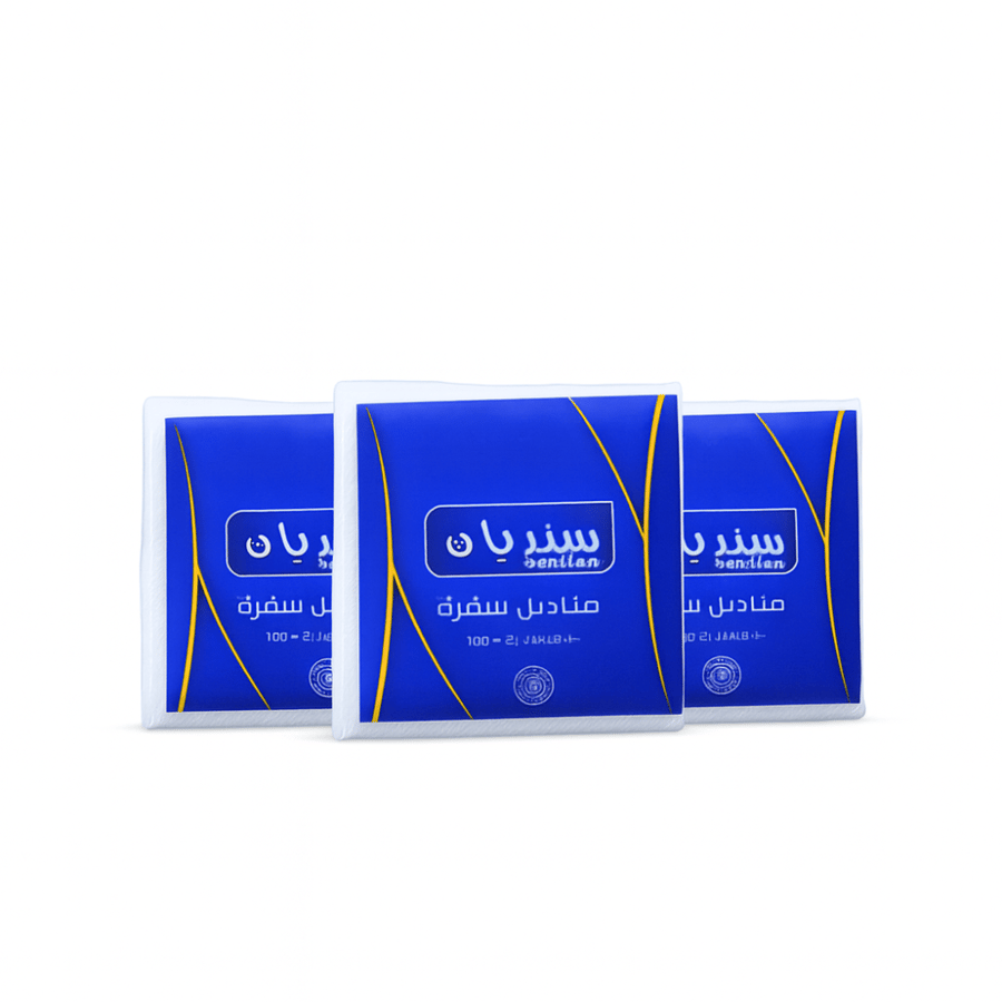 مناديل سفرة سنديان 100 منديل