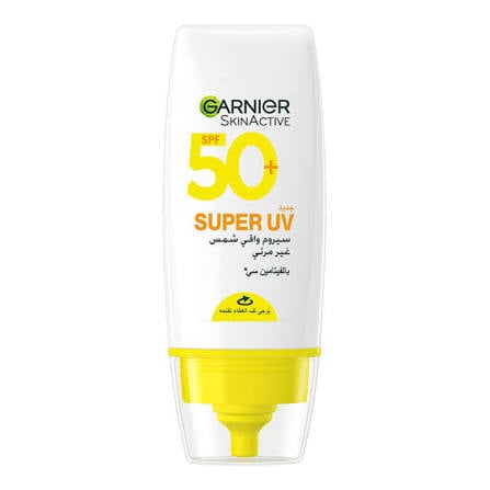 غارنييه سكين أكتيف سيروم سوبر يوفي واقي شمس غير مرئي SPF50