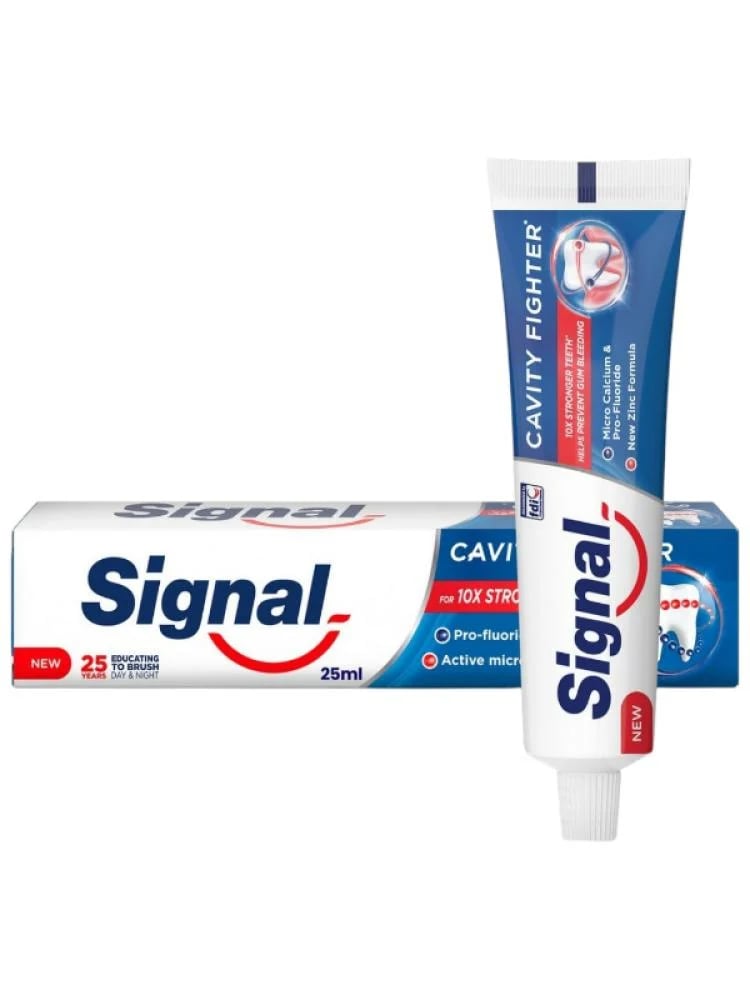 معجون أسنان مكافح التسوس بالفلورايد من سيجنال (Signal Cavity Fighter Toothpaste with Fluoride - 100ml)