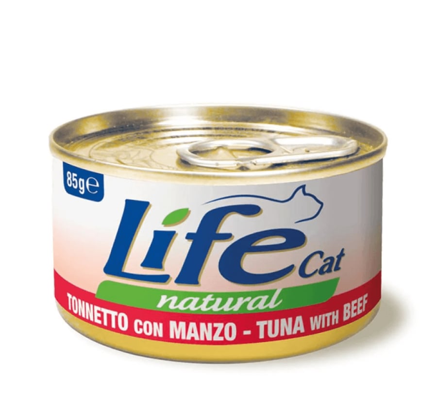 Live Cat Tuna Cans with Meat 85g