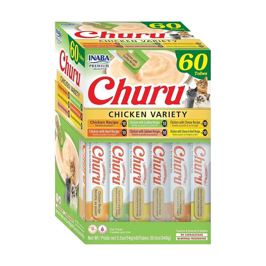 Inaba Churro Chicken Mix 60 Sachets * 14g