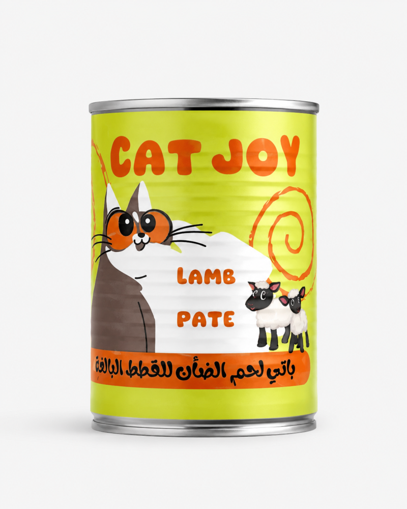 معلبات كات جوي باتيه لحم الضأن للقطط البالغة 400g