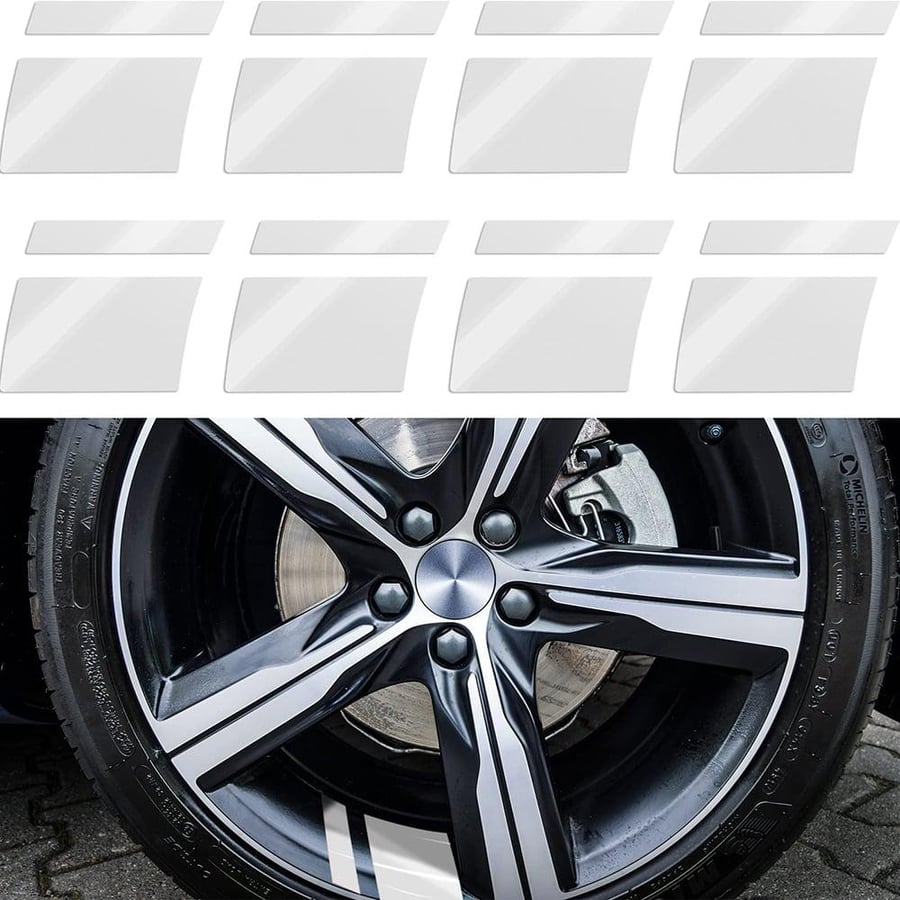 Car light stickers 6 pieces