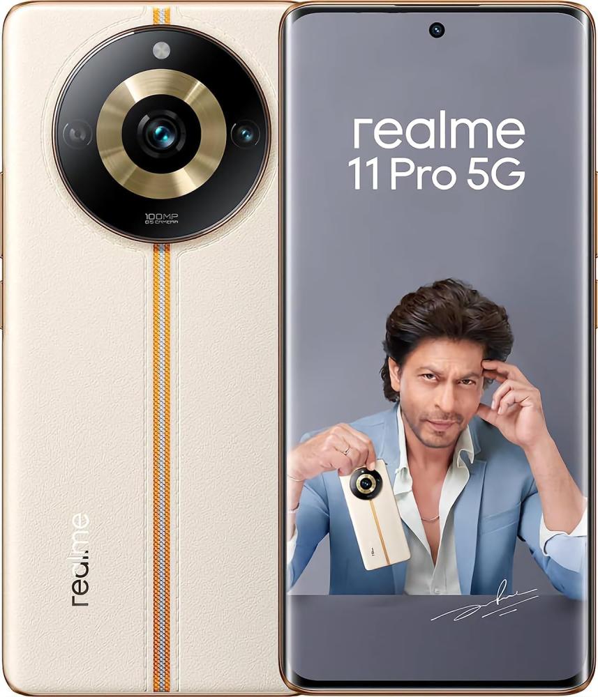 realme 11 Pro 5G (Sunrise Beige, 8GB RAM, 256GB Storage) | 120 Hz Curved Display | 100MP Prolight Camera | 7050 5G Dimensity | 67W SUPERVOOC | 12GB Dynamic RAM | Premier Vegan Leather Finish Design