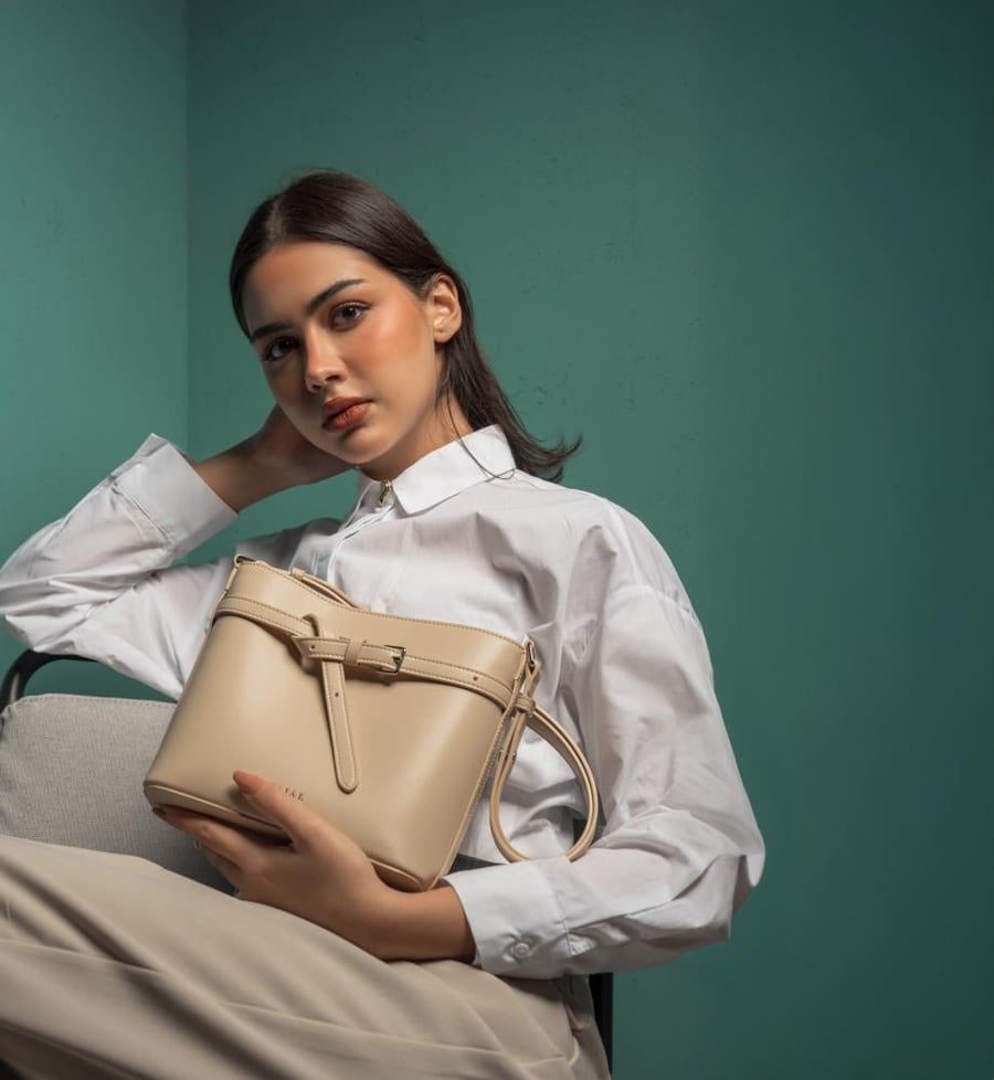 حقيبة كتف | Cross Bag لون أبيض