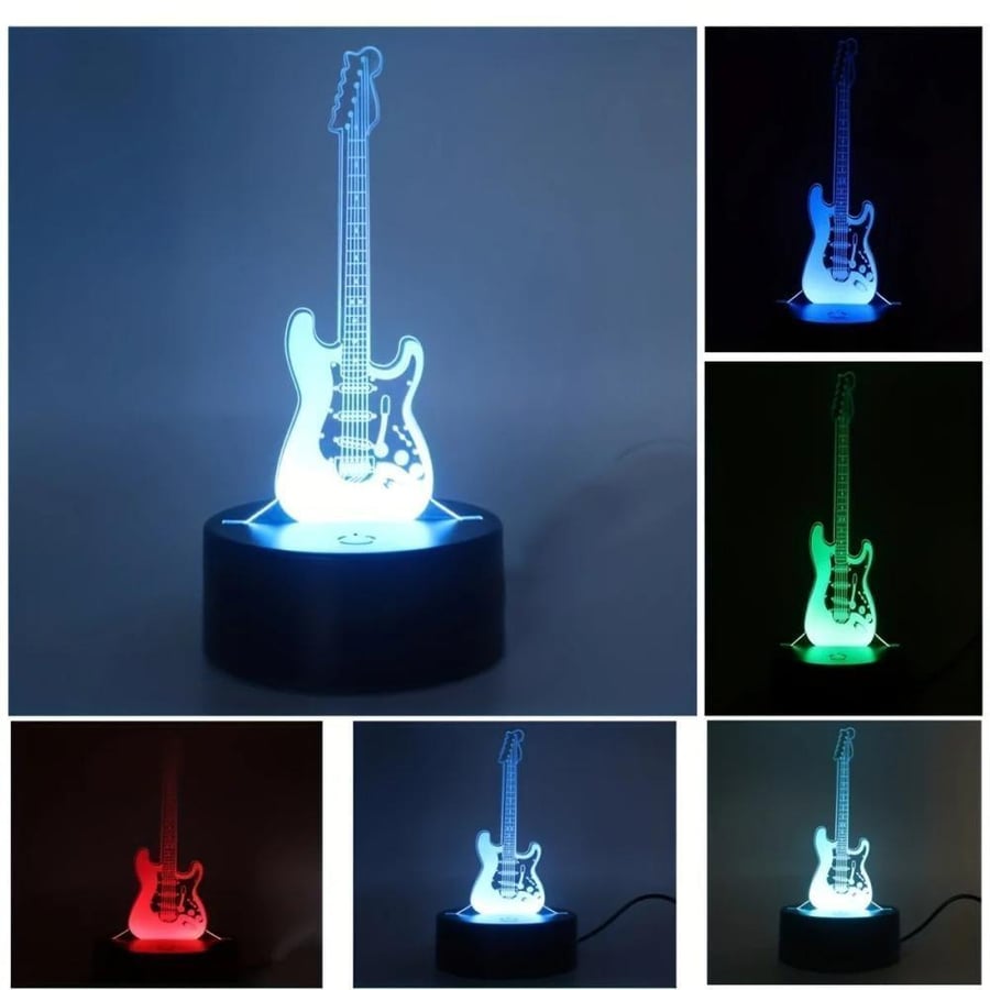 Illuminated acrylic statue