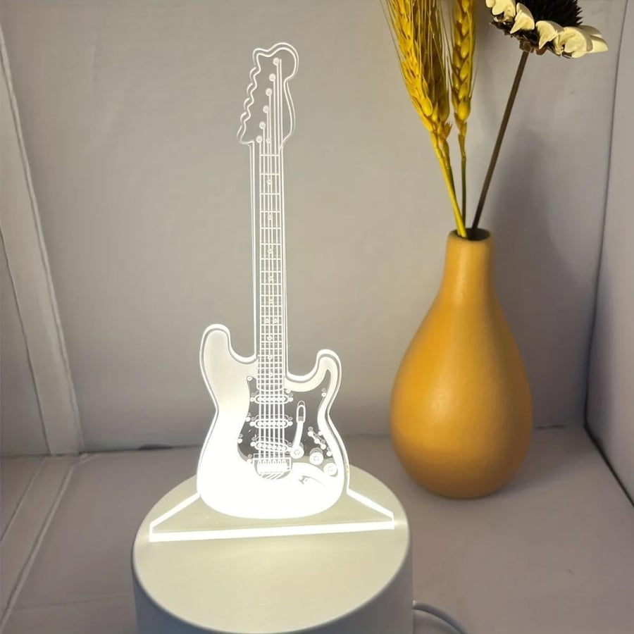 Illuminated acrylic statue