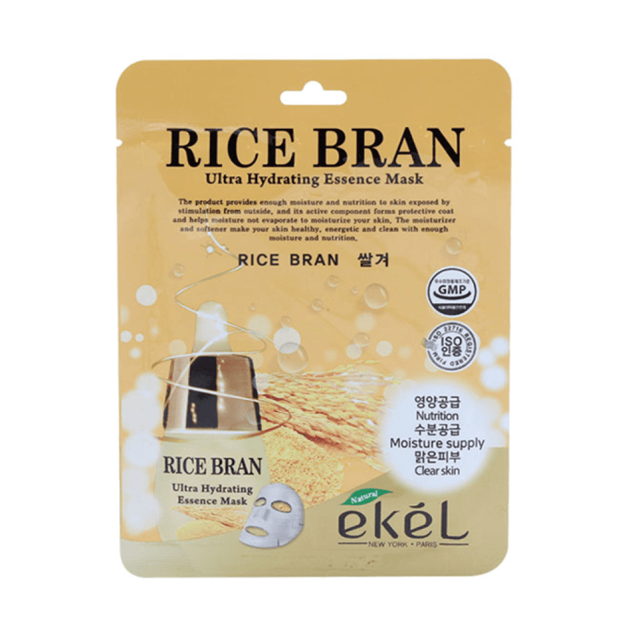 Ekel rice bran ultra-moisturizing face mask - 25ml