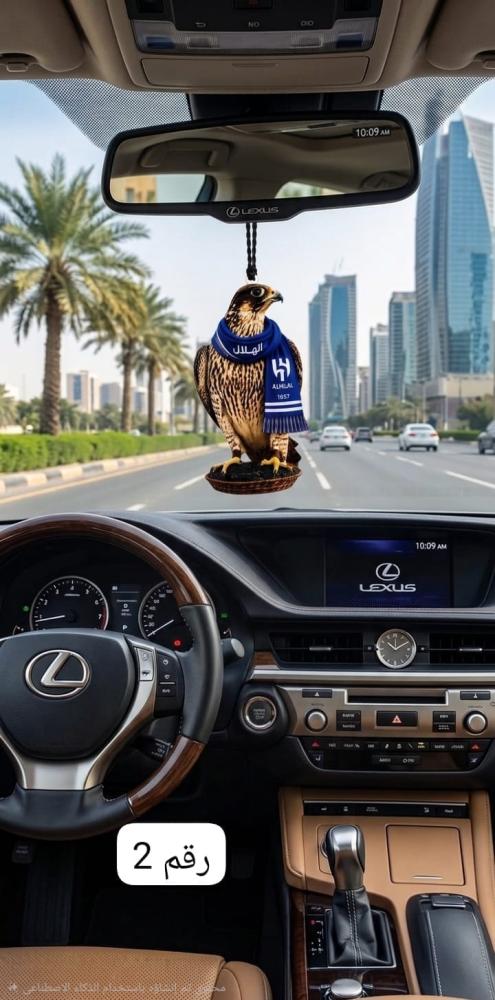 تعليقة الصقر نادي الهلال بشكل جديد